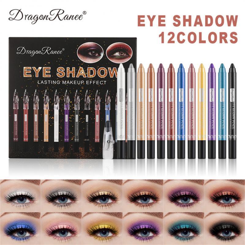 12 Colors Eyeshadow Pencil Set - EverYouth Essentials