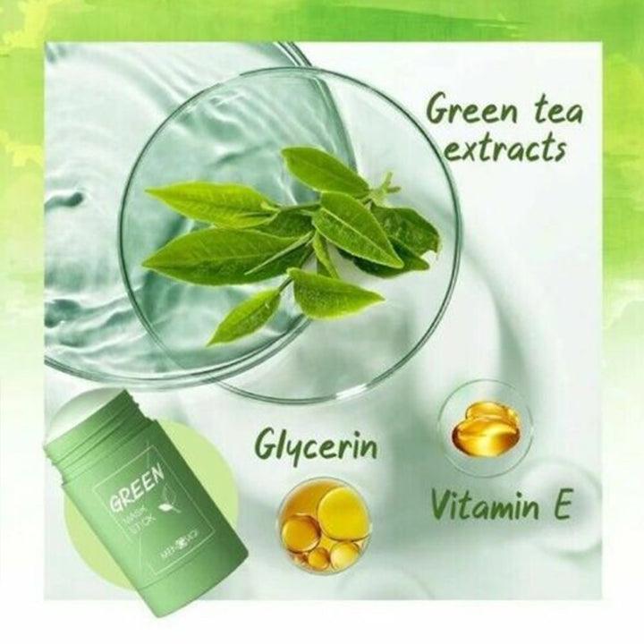 Green Tea Cleansing Mask Stick - EverYouth Essentials