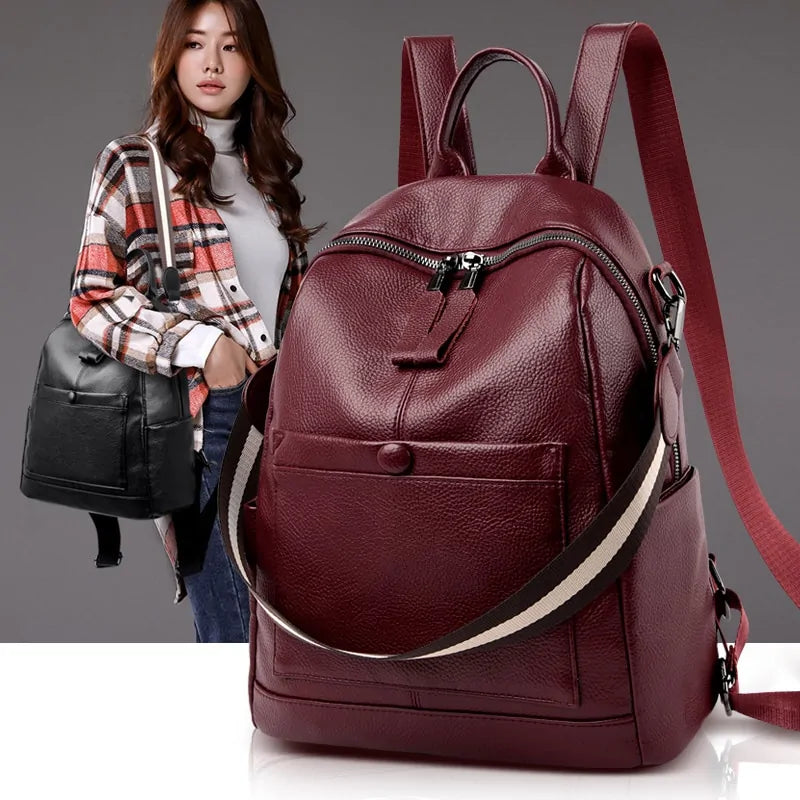 Women's Leather Backpacks - EverYouth Essentials