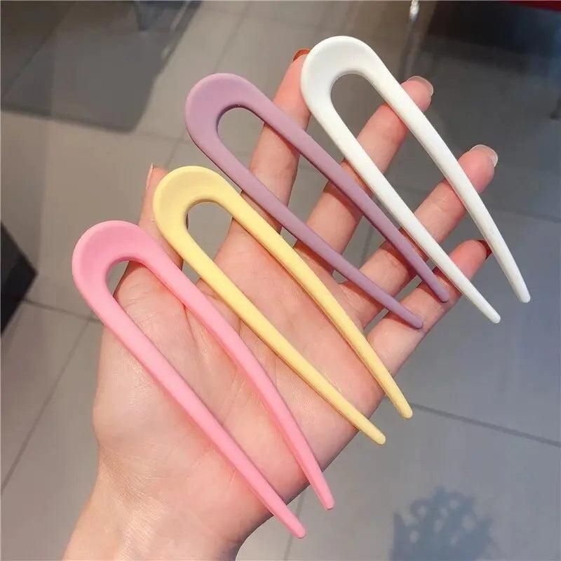 Fashion Candy Color Hair Sticks - EverYouth Essentials