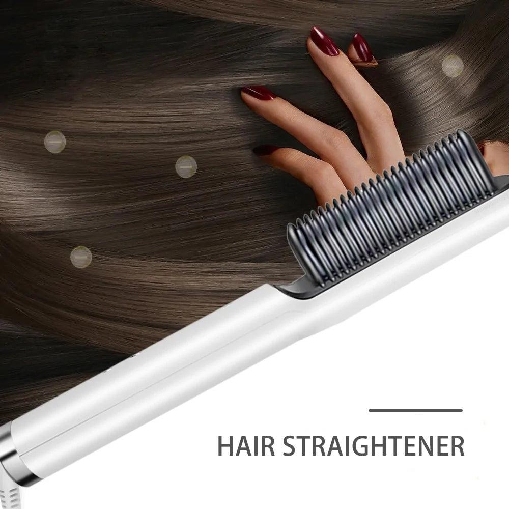 Straighteners Curling Hair Iron Hair Brush - EverYouth Essentials