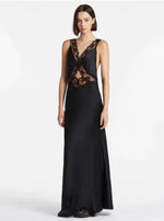 Luxe Lace Splice Maxi Dress - EverYouth Essentials