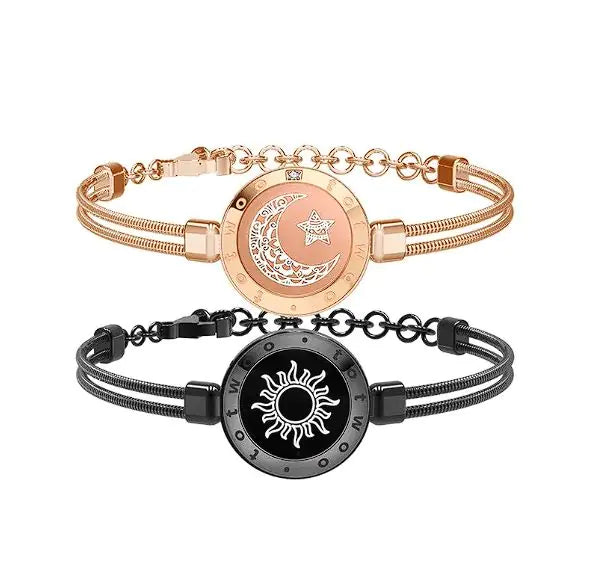 Sun-Moon Smart Sensing Couple Bracelet - EverYouth Essentials