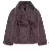 Women's Faux Fox Fur Coat: Luxe Furry Jacket for Autumn and Winter - EverYouth Essentials