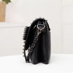 Rivet PU Leather Shoulder Bag - EverYouth Essentials