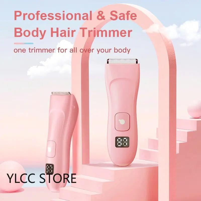 Waterproof Electric Bikini Trimmer for Women - Cordless Body Hair Shaver and Painless Epilator for Legs - EverYouth Essentials