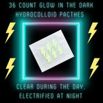 Glow In The Dark Hydrocolloid Acne Pimple Patches 36 Count - EverYouth Essentials