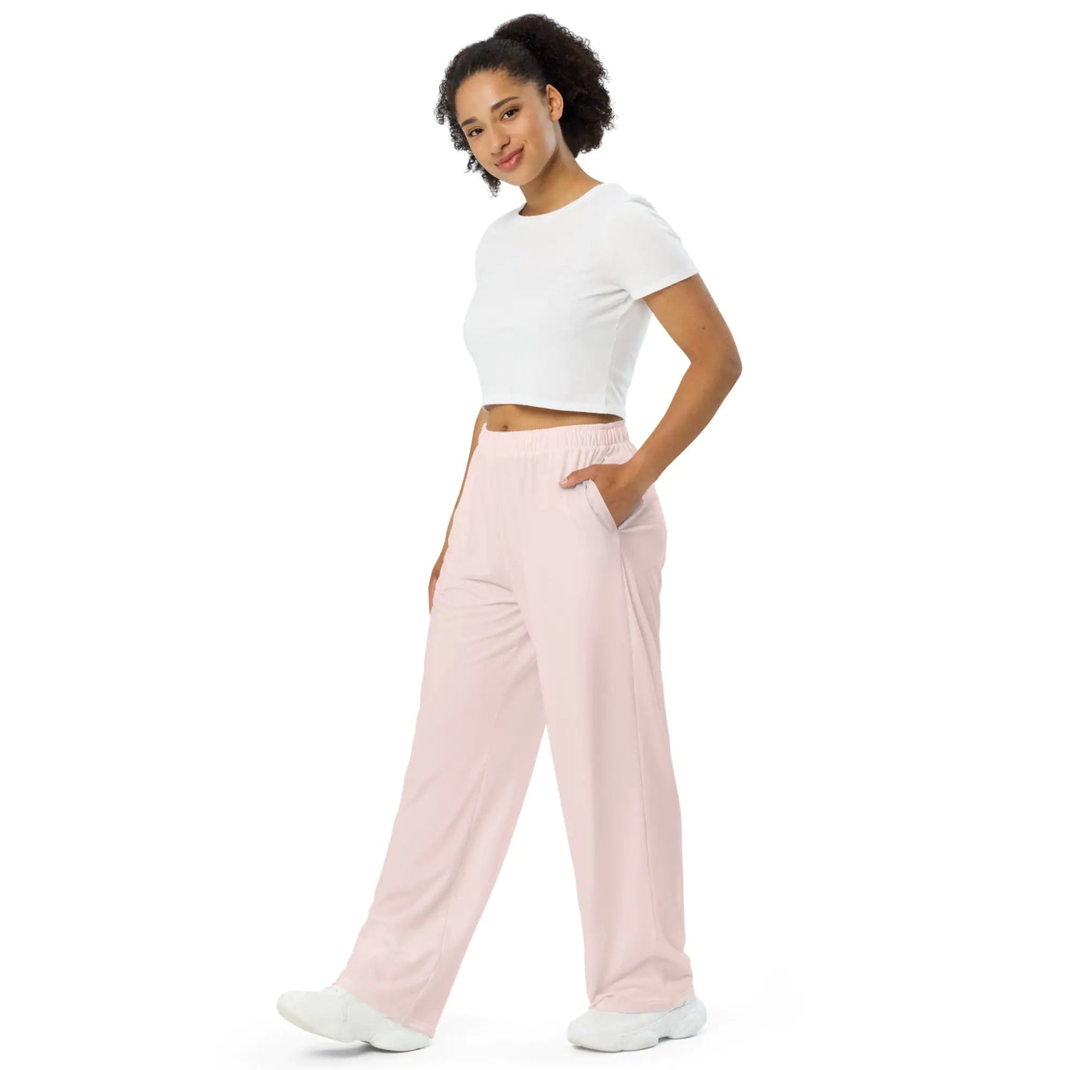 Womens Pink Lounge Pants - EverYouth Essentials