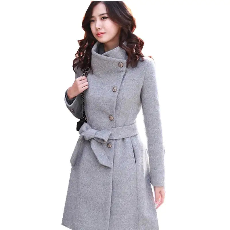 Winter Cashmere Long Women's Coat - EverYouth Essentials