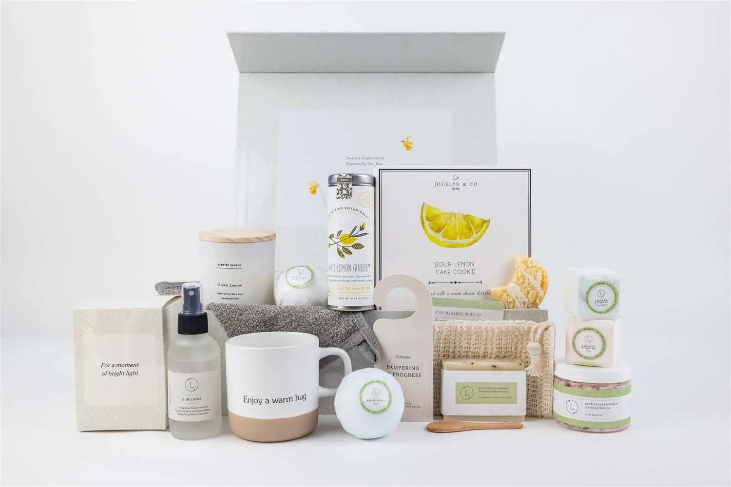 Get Well Gift Basket, All Natural Care Package - EverYouth Essentials