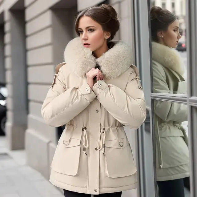 Winter Jacket Women Parka Fashion - EverYouth Essentials