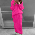 Autumn Winter Women Knitted 2 Pieces Set - EverYouth Essentials