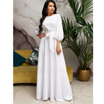 Autumn Women Casual Sashes Dress - EverYouth Essentials