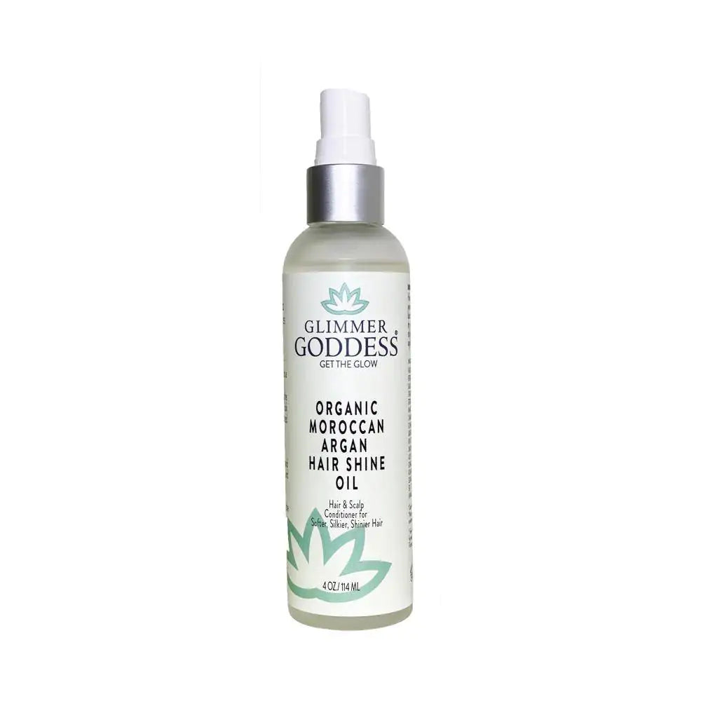 Glimmer Goddess Organic Moroccan Argan Oil Hair Shine Spray - EverYouth Essentials