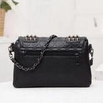 Rivet PU Leather Shoulder Bag - EverYouth Essentials