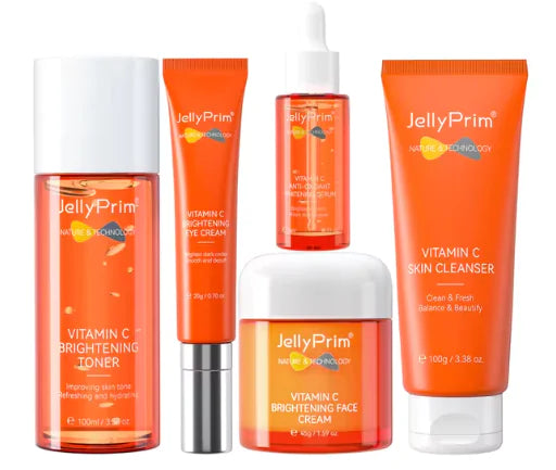 Jelly Prim Radiance Vitamin C Skincare Set - EverYouth Essentials