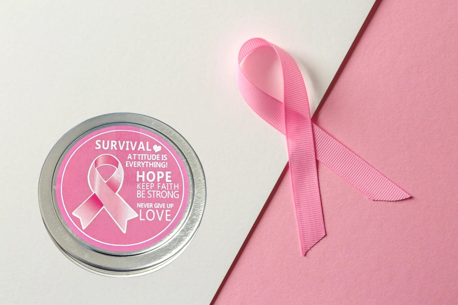 Breast Cancer Awareness Gift Box - Hope for a Warrior / a Survivor / a Mother - this is a support care pamper package - Natural Lavender Bath & Body Relaxing Package - EverYouth Essentials