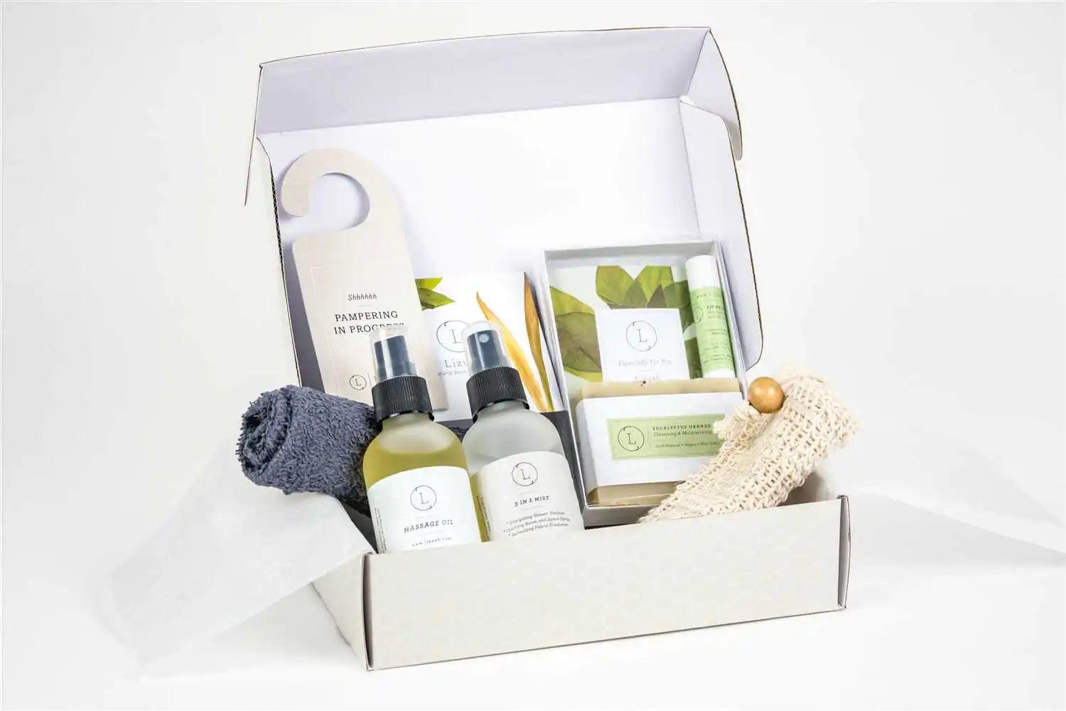 Bath and Body Skincare Gift Box For Men and Women, Special soothing and massaging Set - EverYouth Essentials