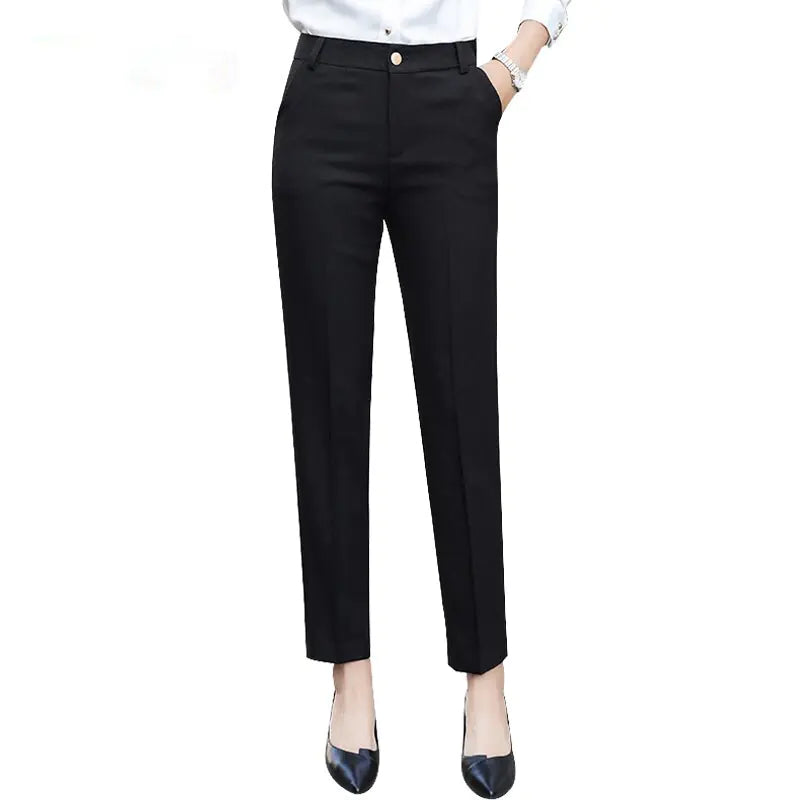 Chic High-Waist Women's Pants