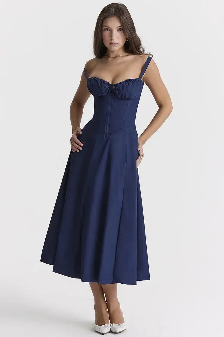 Timeless Elegant Vintage Pleated Dresses - EverYouth Essentials