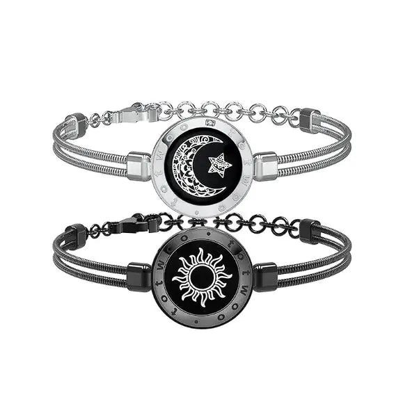 Sun-Moon Smart Sensing Couple Bracelet - EverYouth Essentials