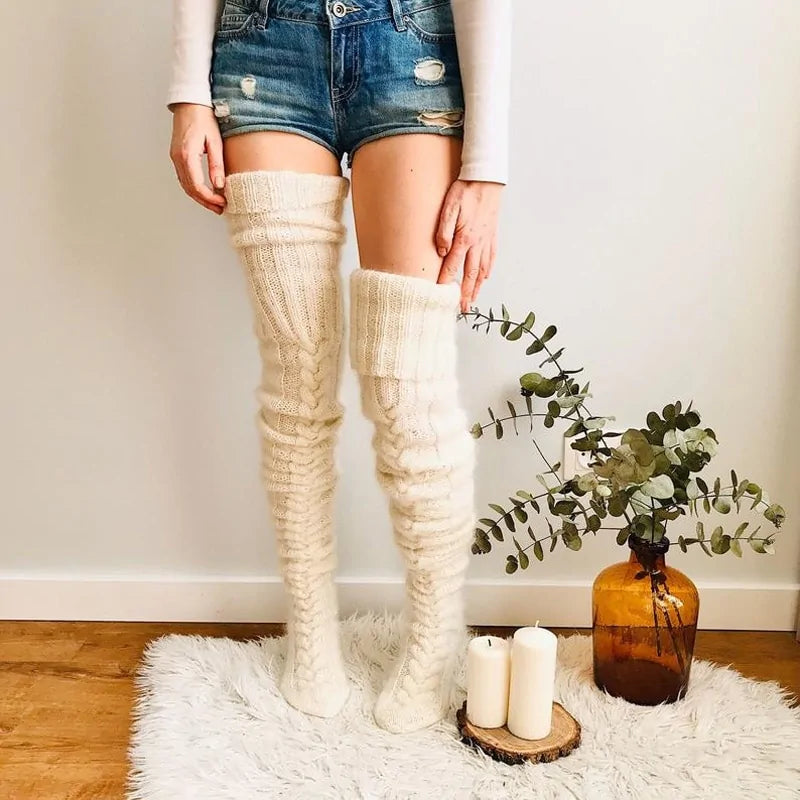 Luxurious Winter Knee Socks - EverYouth Essentials