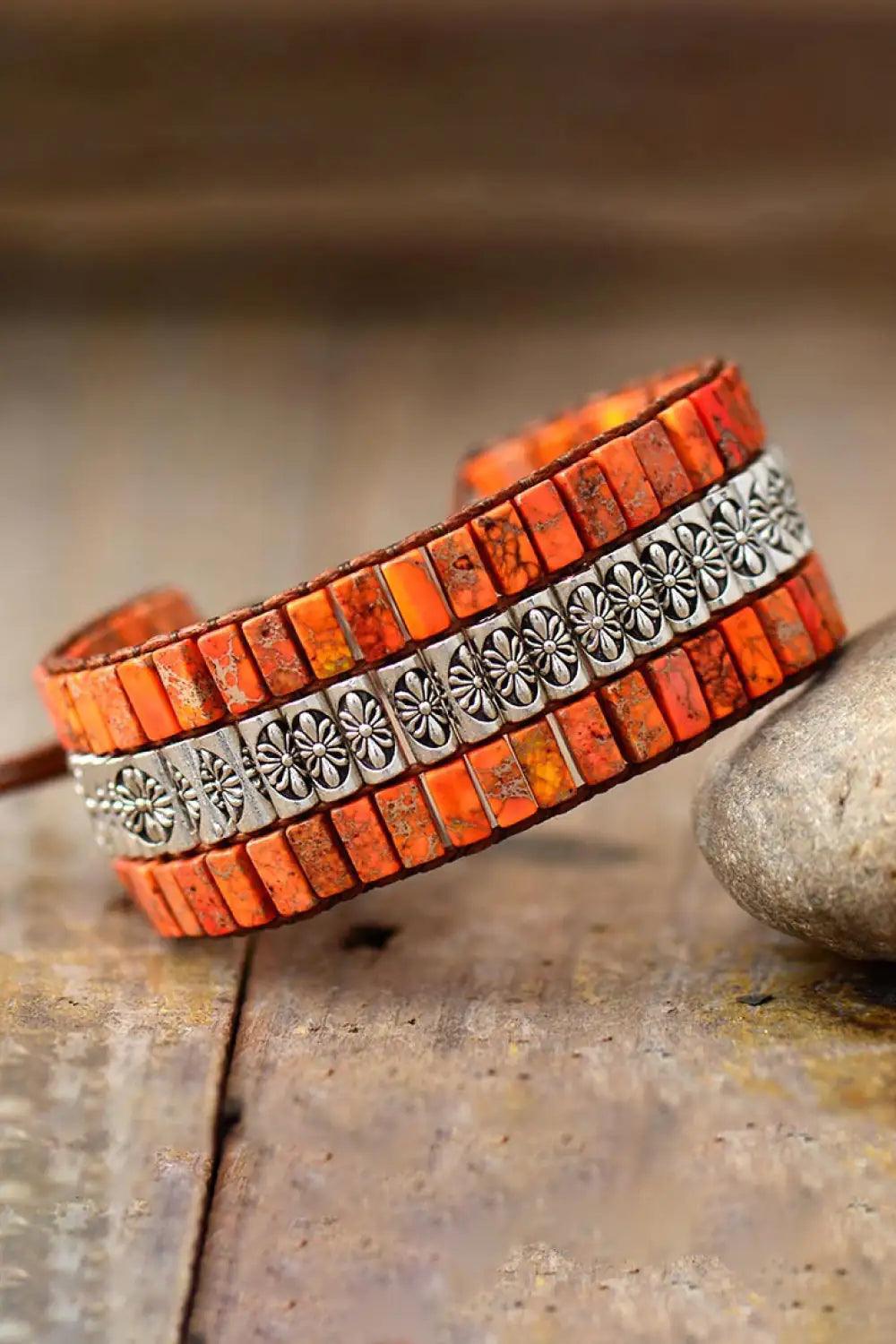 Handmade Triple Layer Natural Stone Bracelet - EverYouth Essentials