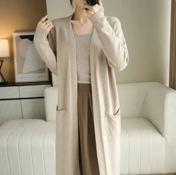 Women's Knitted Cardigan Coat - EverYouth Essentials