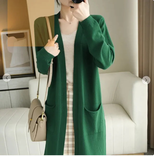 Women's Knitted Cardigan Coat - EverYouth Essentials